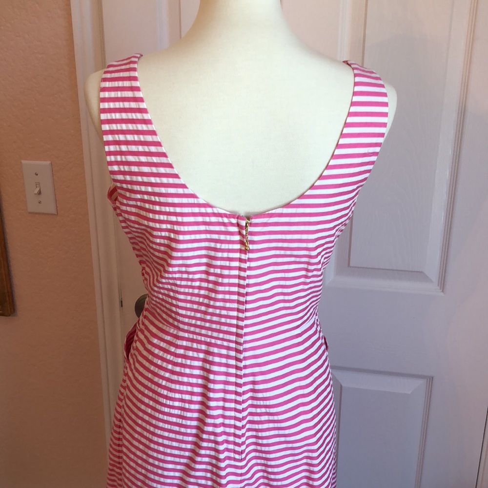 Kate Spade Pink Striped Bow Dress - Picture 6 of 7